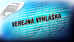 vyhlaska vyhlaska